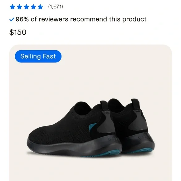 Vessi Black Knit Women's Athletic Shoes - Picture 9 of 15